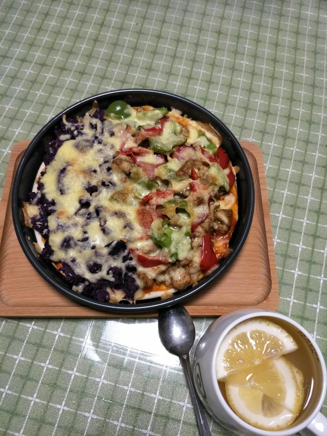 入门鸡肉披萨~