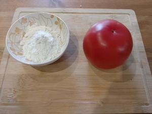 番茄煎饼的做法 步骤1