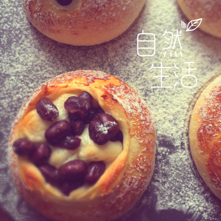 温柔的“中种奶油红豆面包”