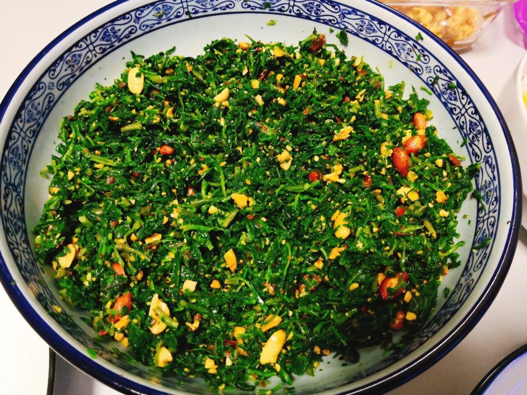 红红私房小厨做的凉拌马兰头