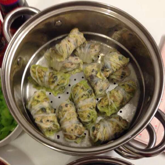白菜肉糜卷