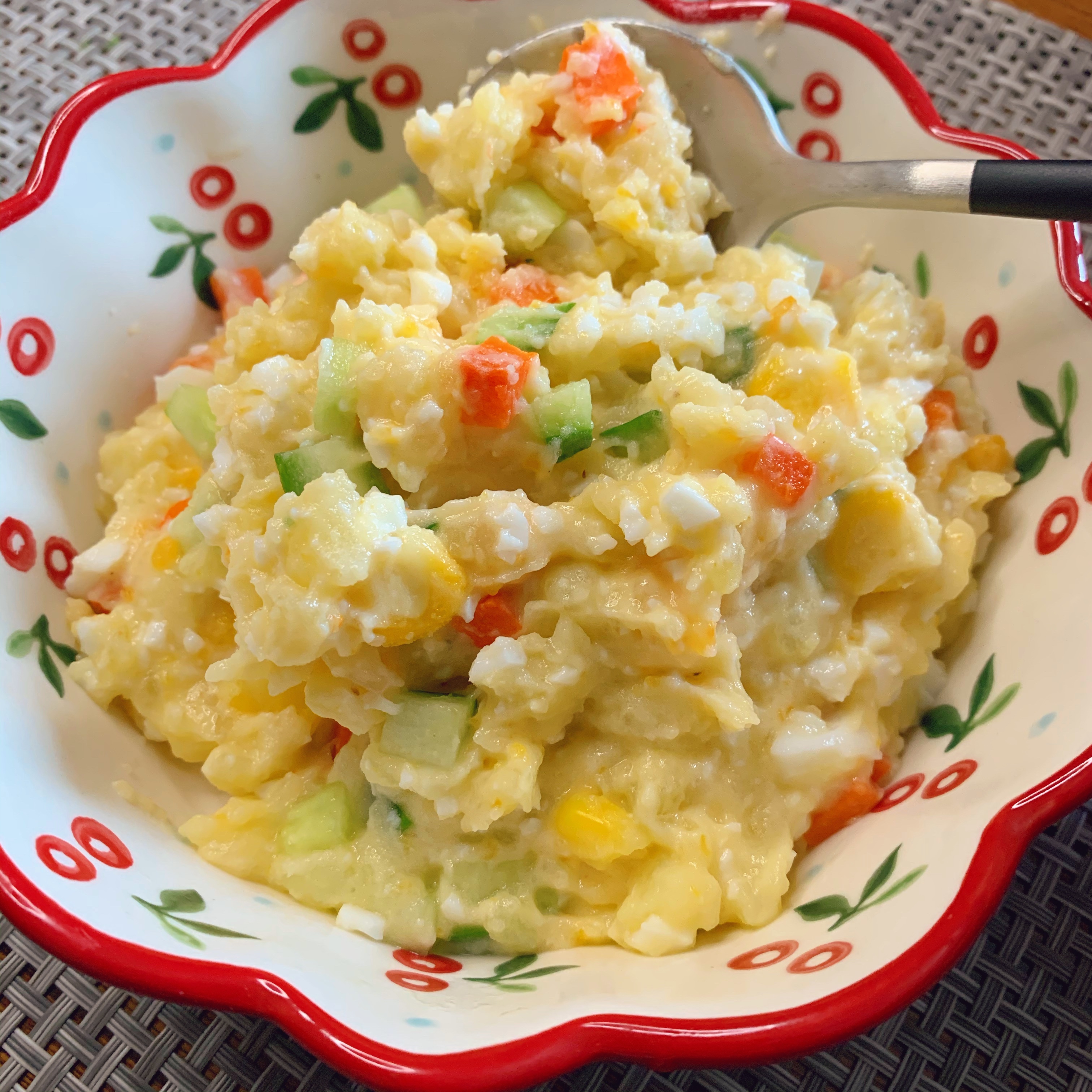 减脂餐——土豆泥鸡蛋沙拉