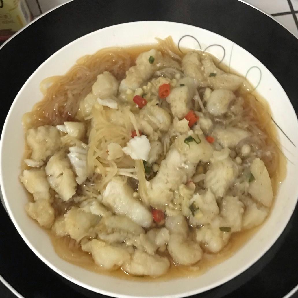 蒜蓉粉丝蒸龙利鱼