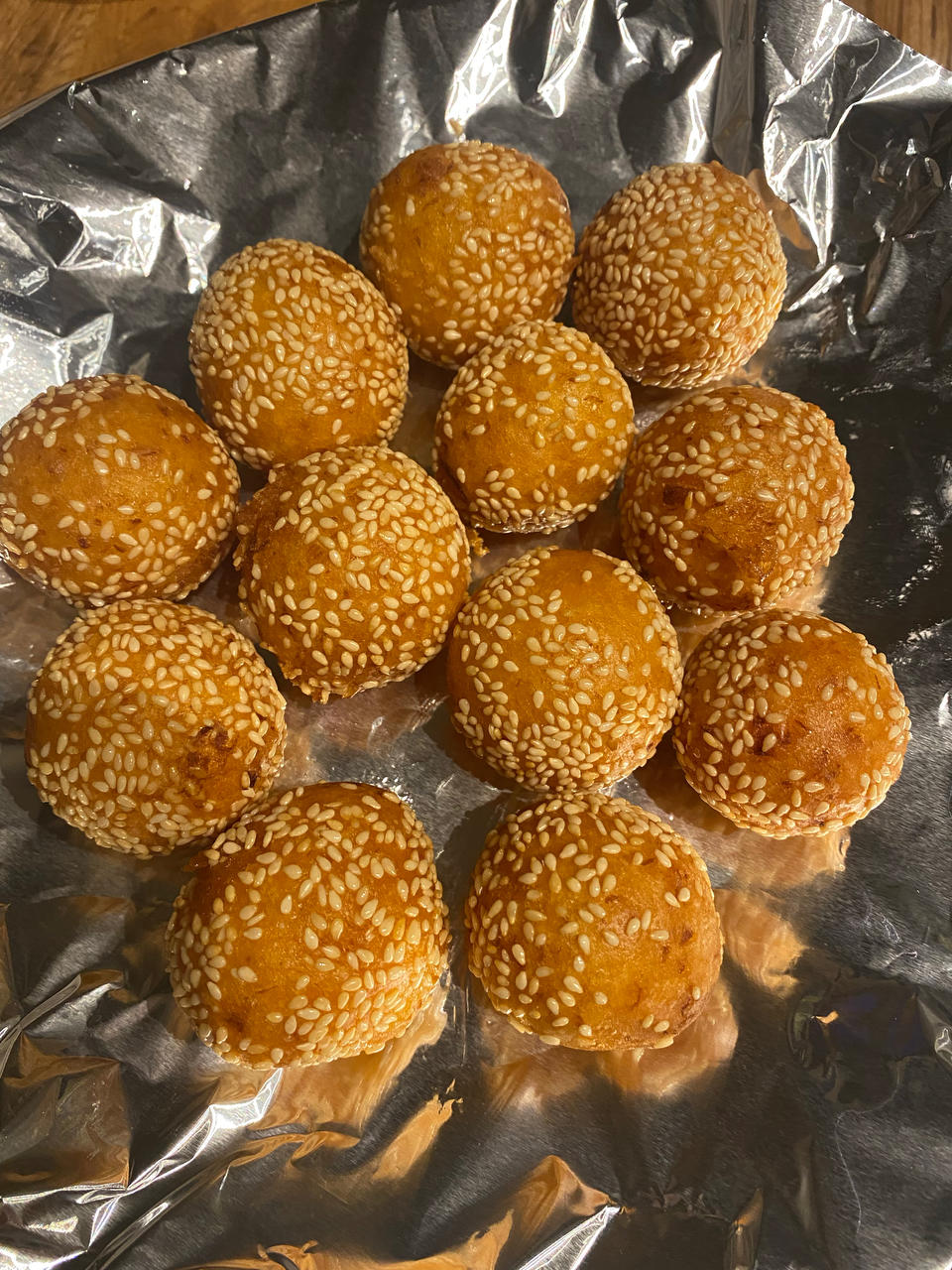 “南瓜芝麻球”聚餐必做小点心