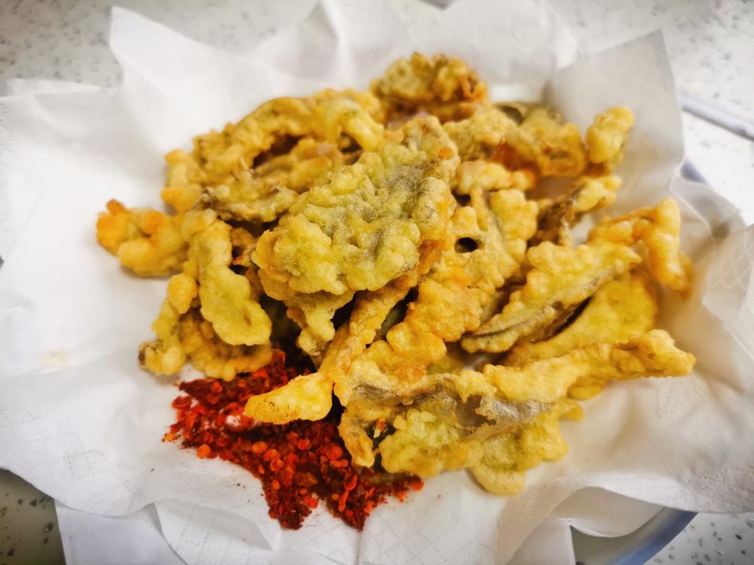 油炸平菇