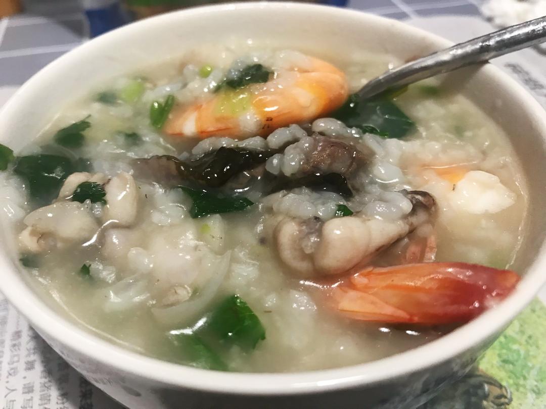 田鸡虾粥