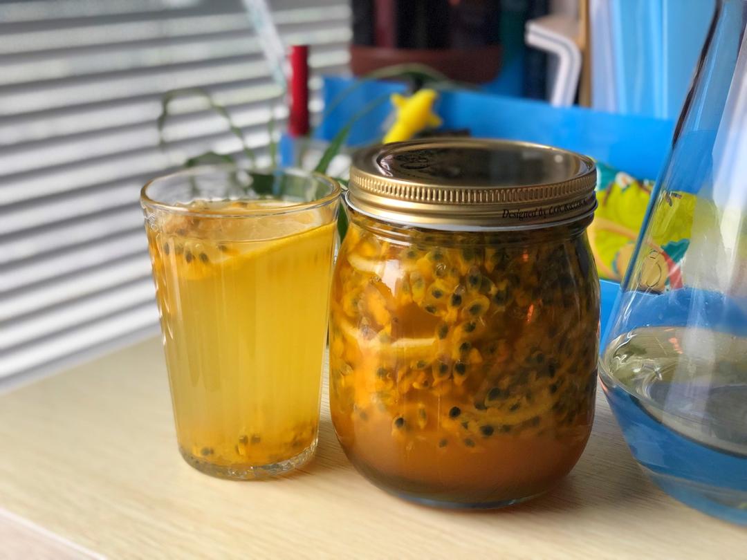百香果柠檬冰糖蜂蜜