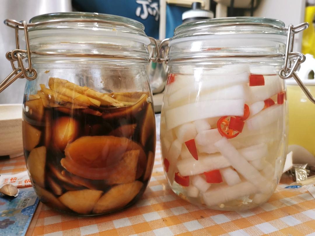 腌萝卜，酸甜爽口
