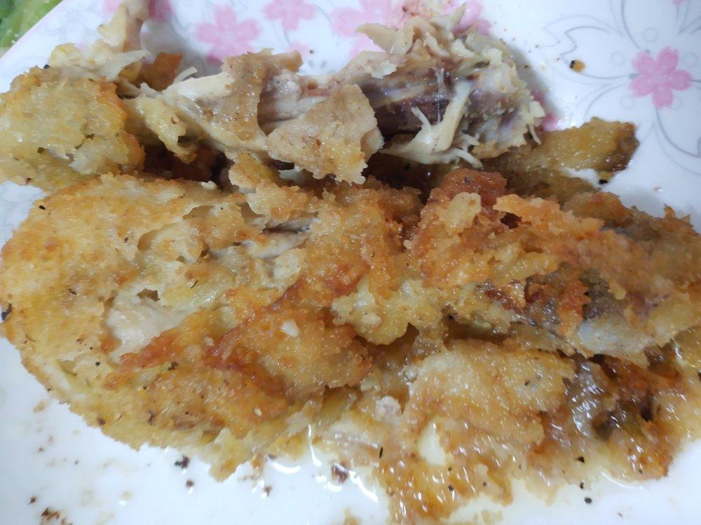 面包糠炸鸡腿（可以和肯德基相媲美的炸鸡腿）