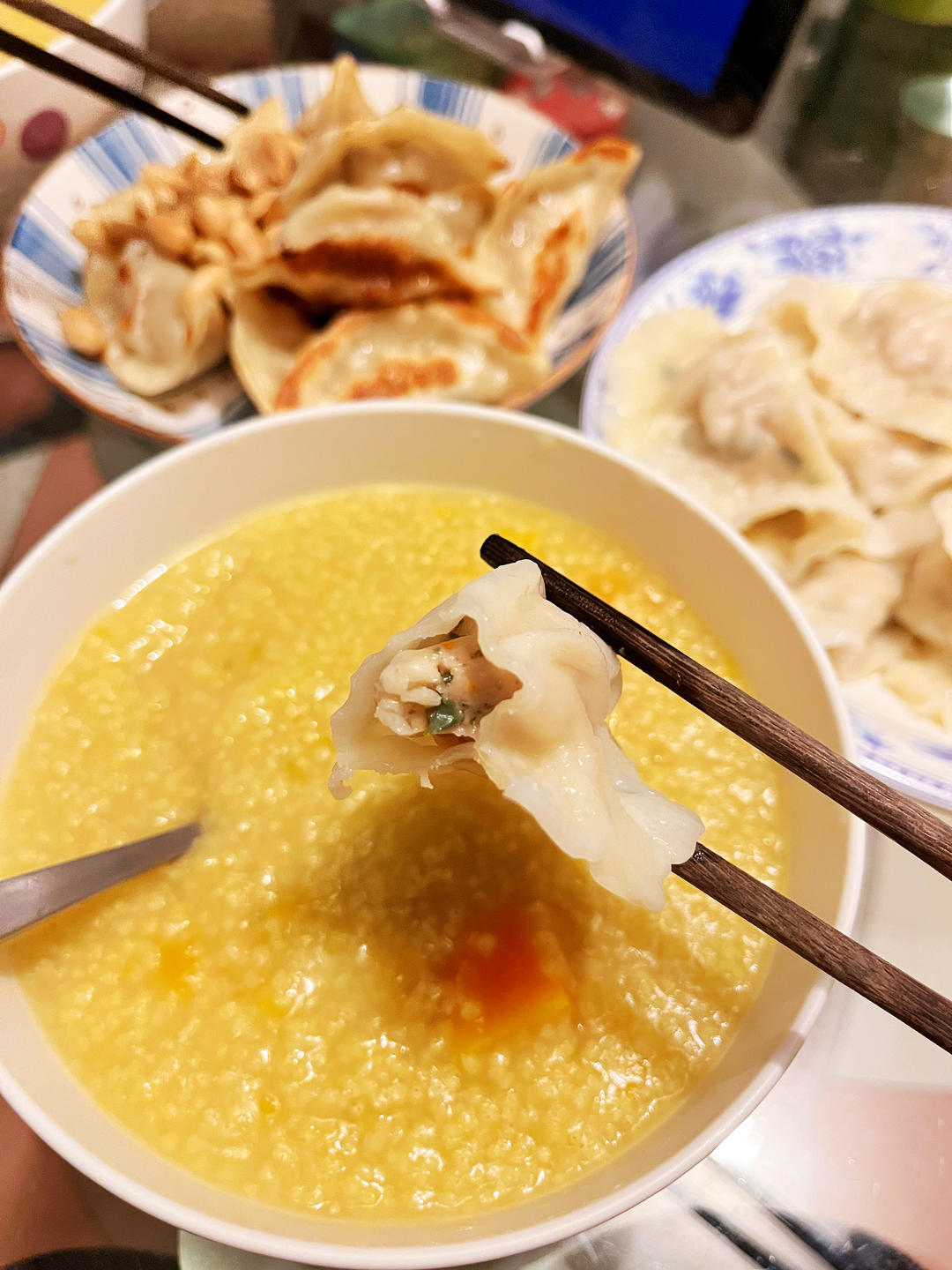 熟煎海鲜饺子🥟
