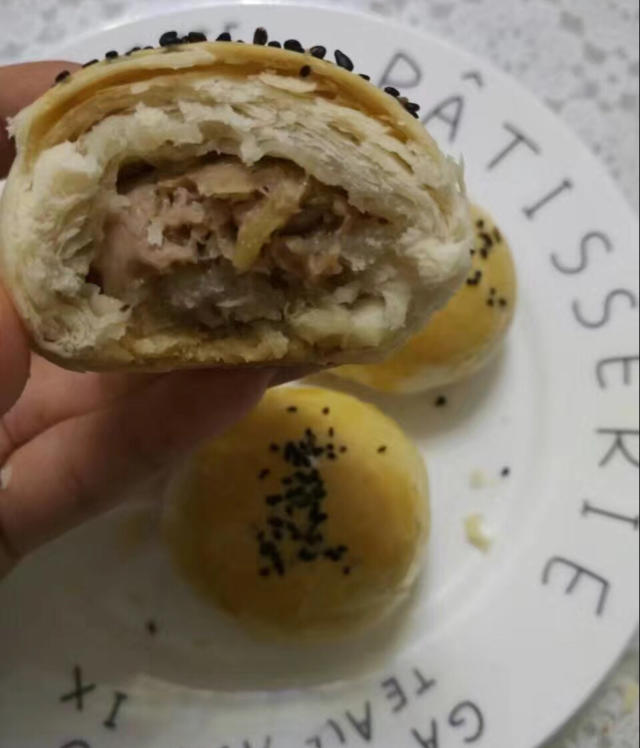 泳式鲜肉榨菜月饼