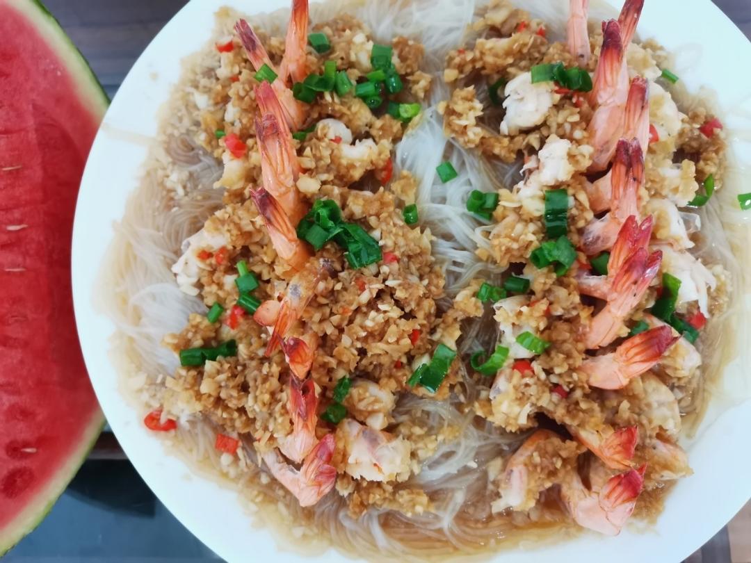 蒜蓉粉丝开背虾