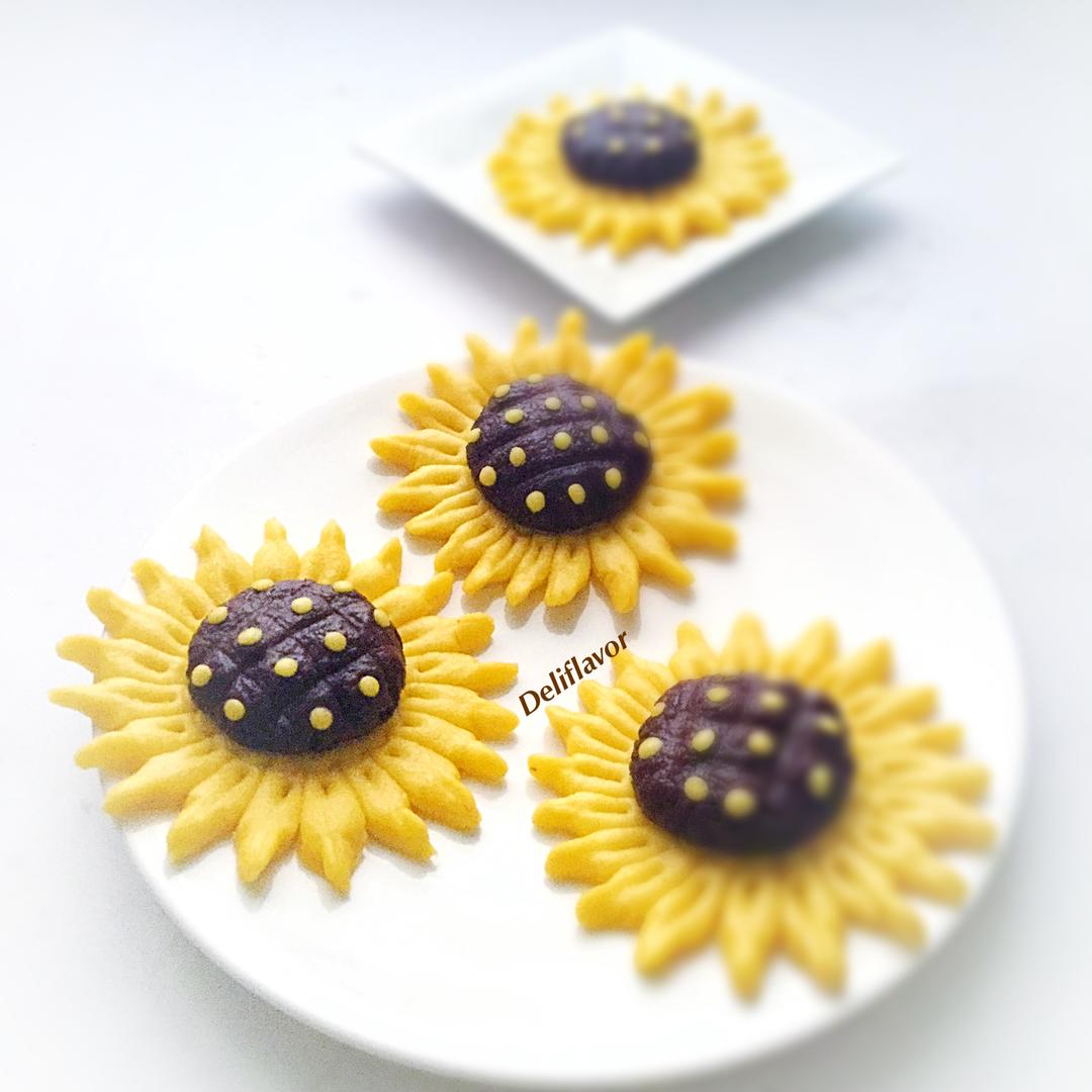 【向日葵】巧克力玉米馒头