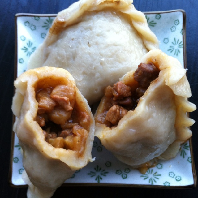 茄子烫面饺