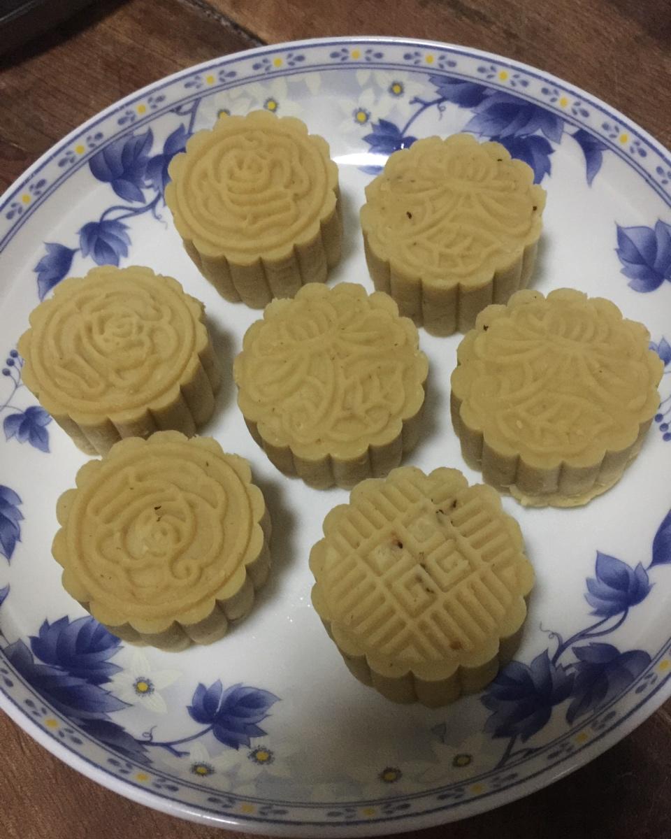 省时简易绿豆糕-免泡豆免过筛