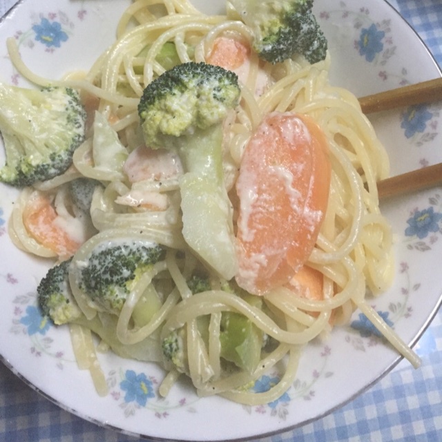 超简单的奶汁培根意面Carbonara