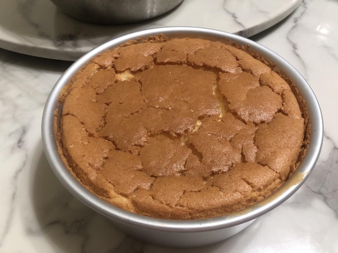 超柔软6寸戚风蛋糕(附8寸配方)零失败 超详细‼️含操作视频