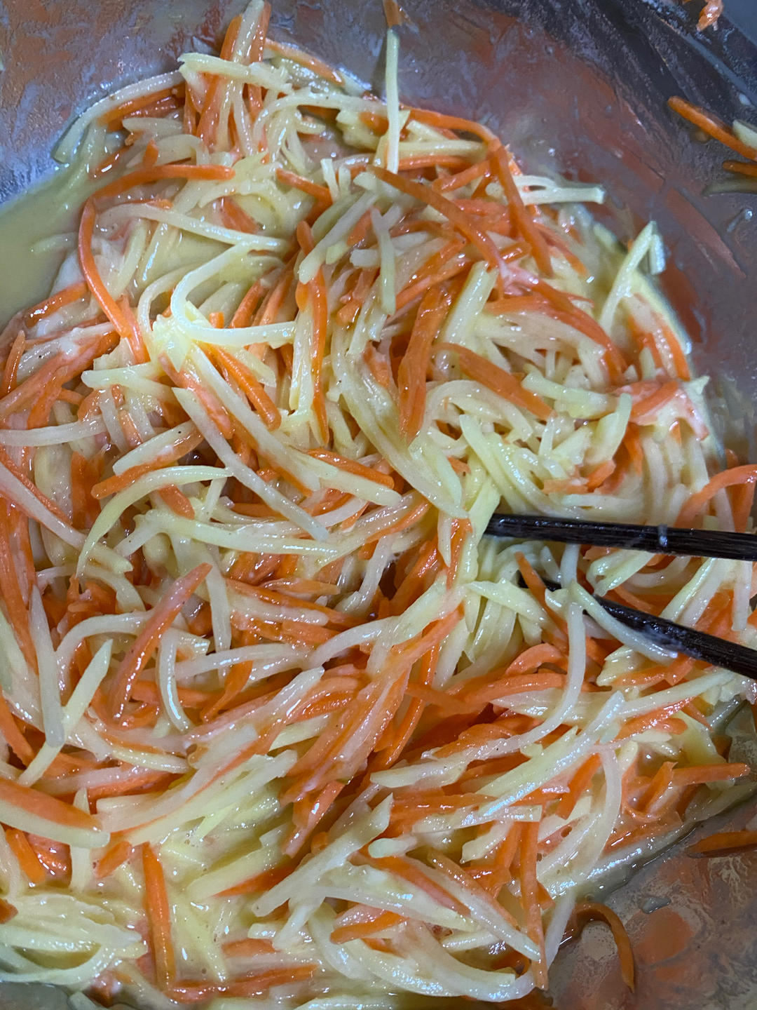 早餐饼(土豆丝饼、土豆丝鸡蛋饼)