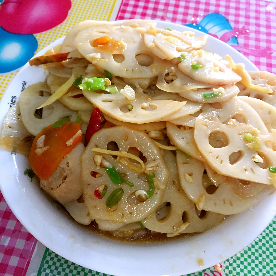 炝拌莲菜