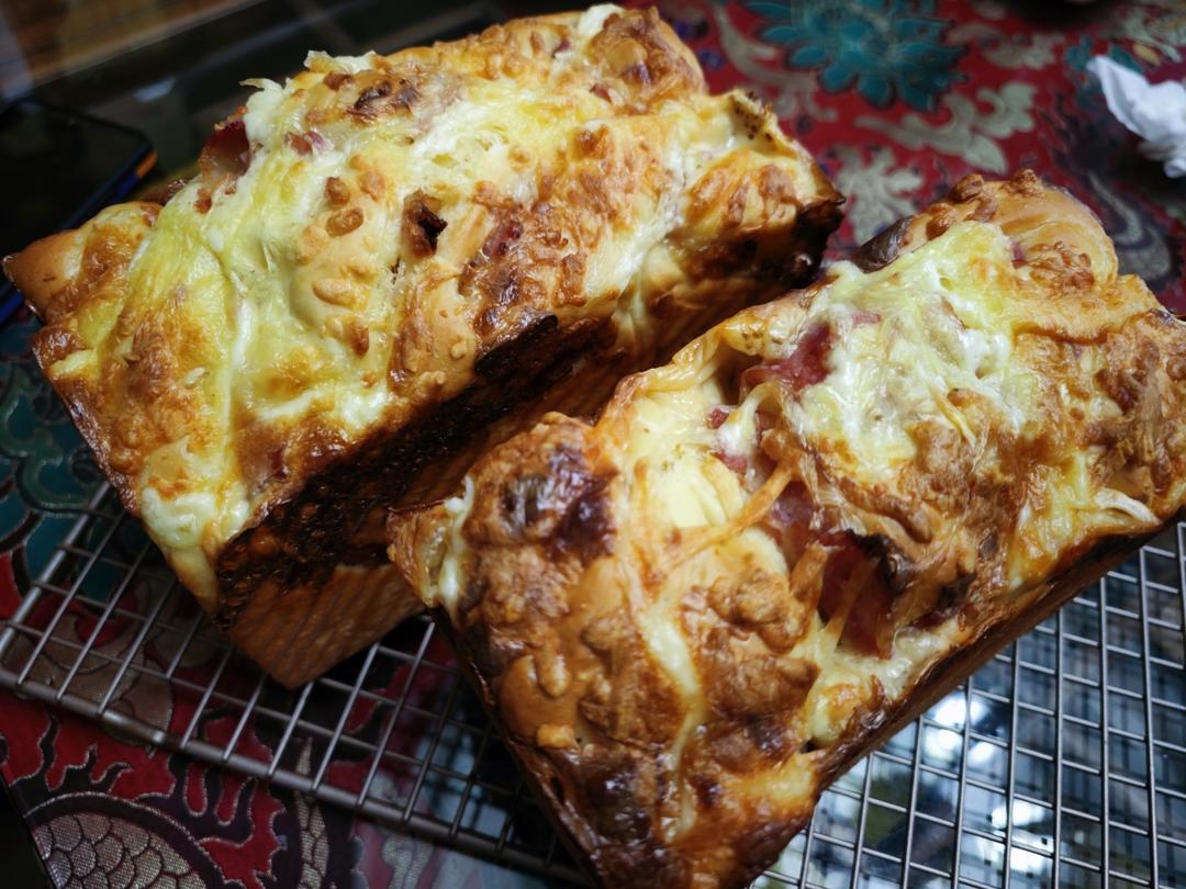 培根奶酪芝士吐司