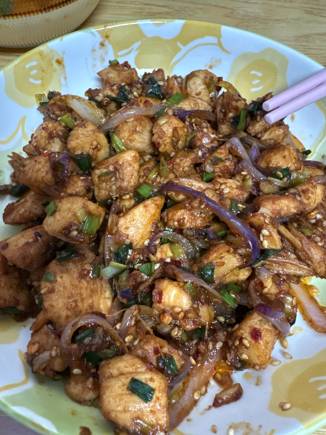 孜然蒜香鸡胸肉