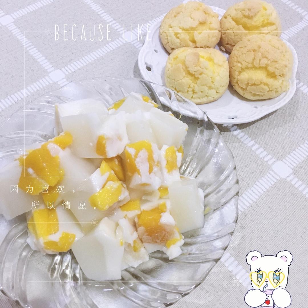 午后小甜点芒果椰汁糕教程