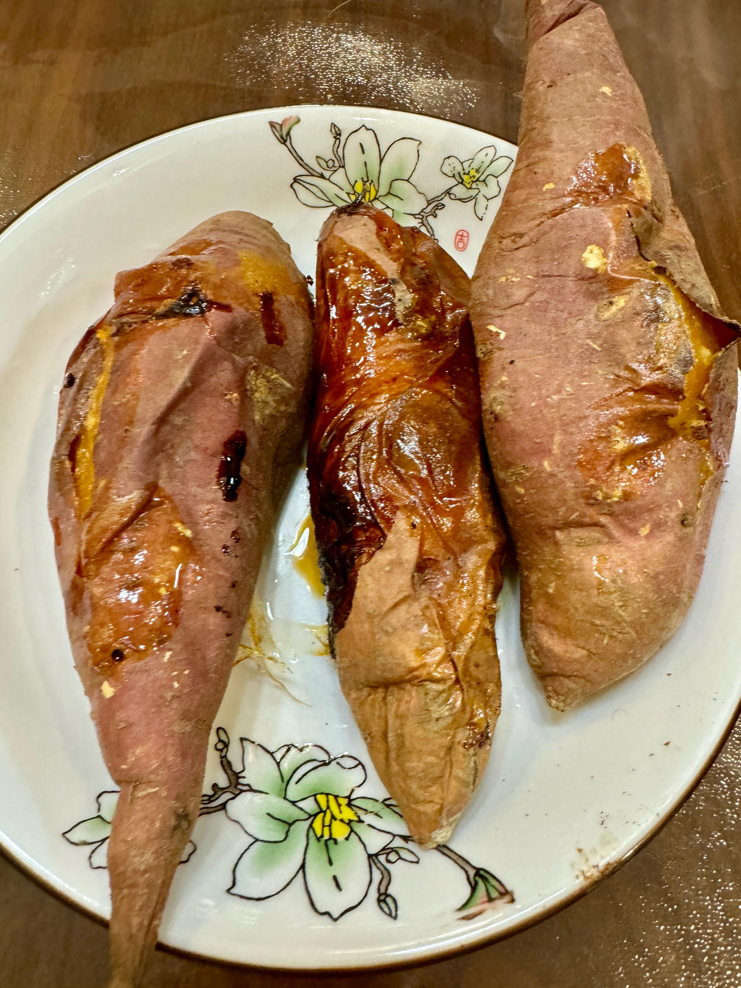 【糯唧唧的烤红薯】糖油四溢皮肉分离外糯里嫩吸溜着吃！