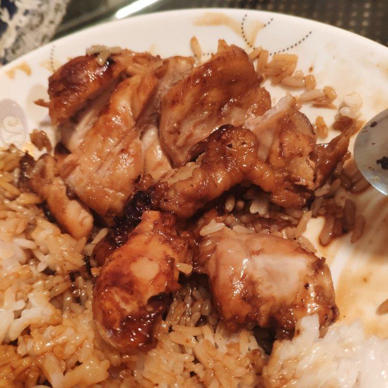 照烧鸡腿饭