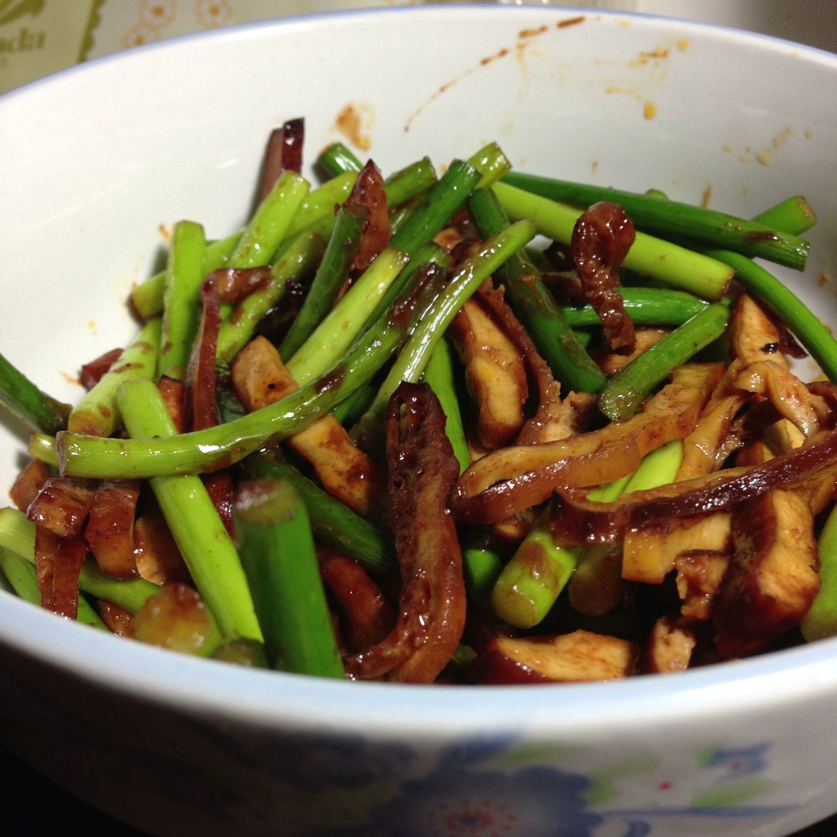 麻辣蒜苔炒香干