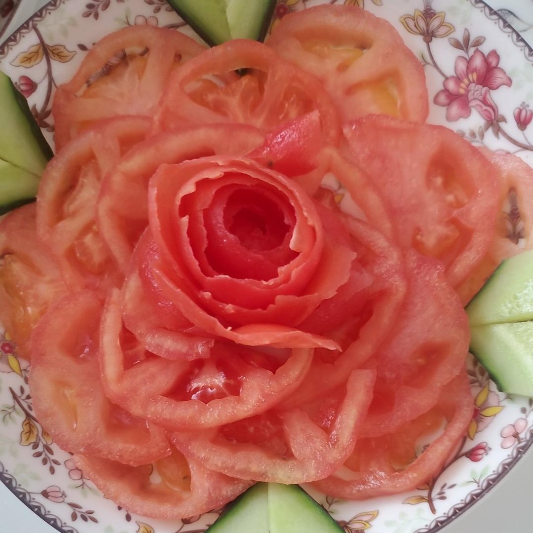 花开富贵-糖拌西红柿