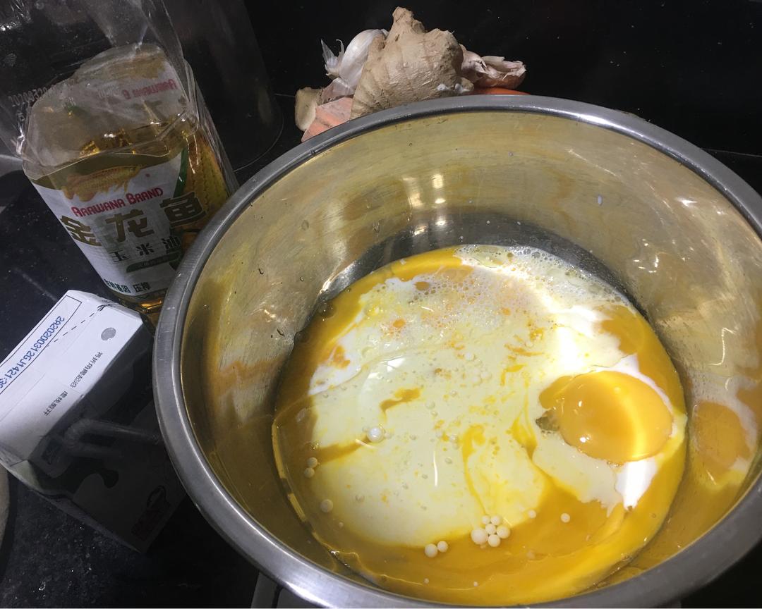 蒸蛋糕 不锈钢盆蒸蛋糕的做法步骤图 Nuo麻麻 青青 下厨房