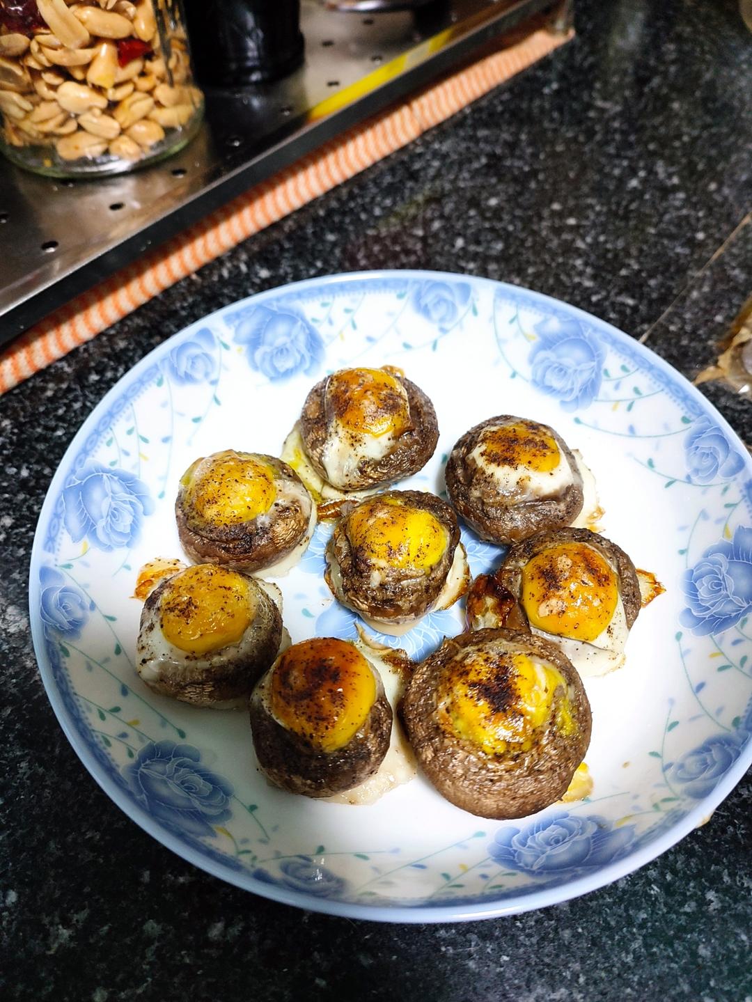 香烤口蘑鹌鹑蛋