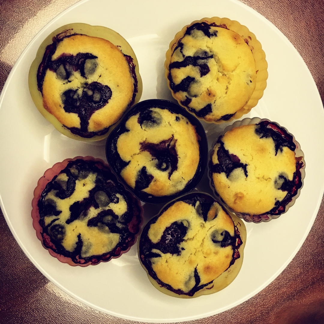 蓝莓玛芬蛋糕 Blueberry Muffin