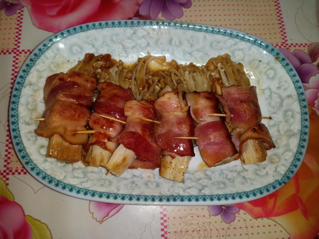 金针菇培根卷