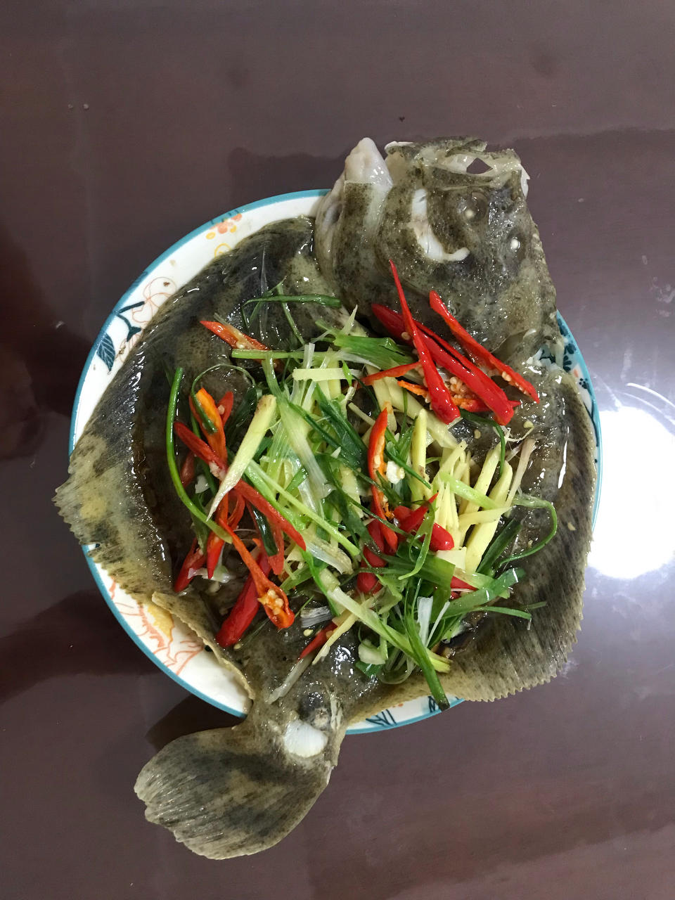 清蒸多宝鱼