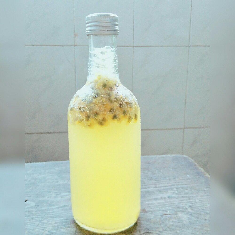 青柠/青桔百香果气泡水/夏日必备