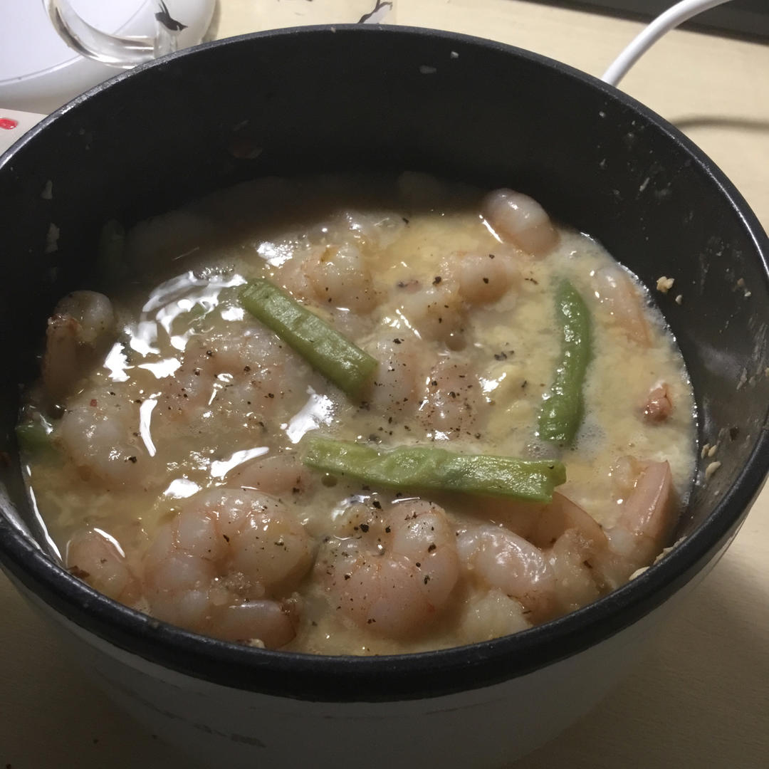 芦笋虾仁早餐蛋饼