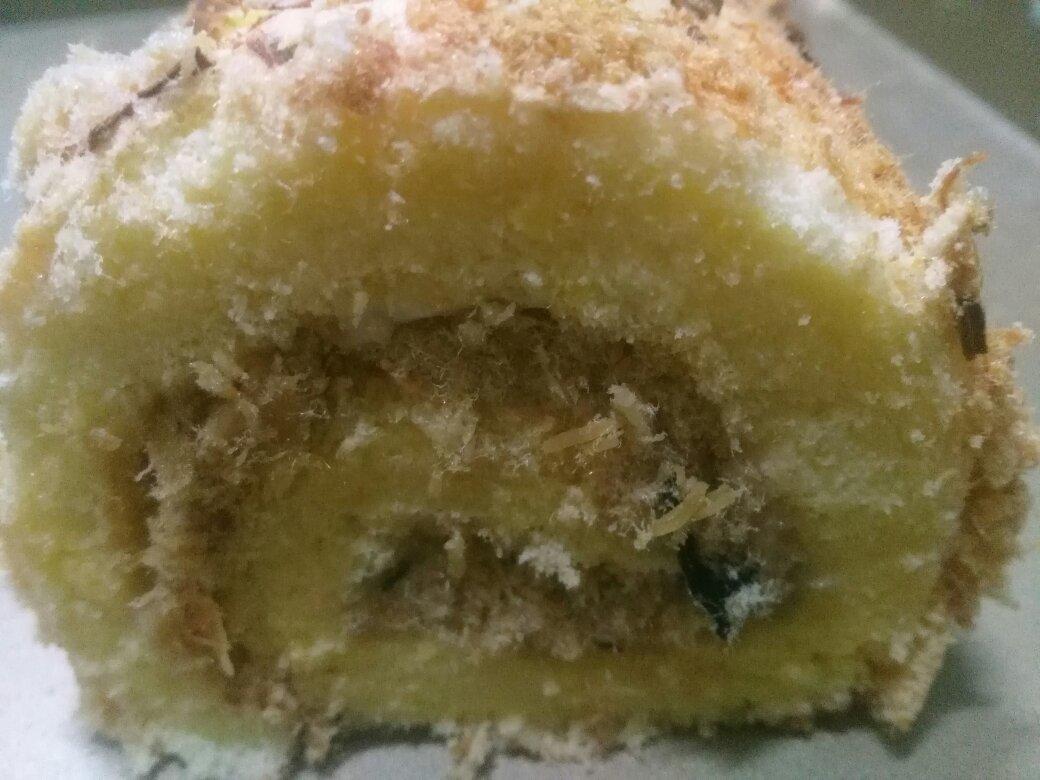 超赞的肉松火腿蛋糕卷