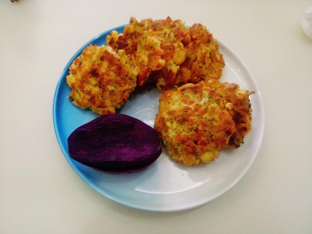 减肥餐低脂鸡胸肉饼