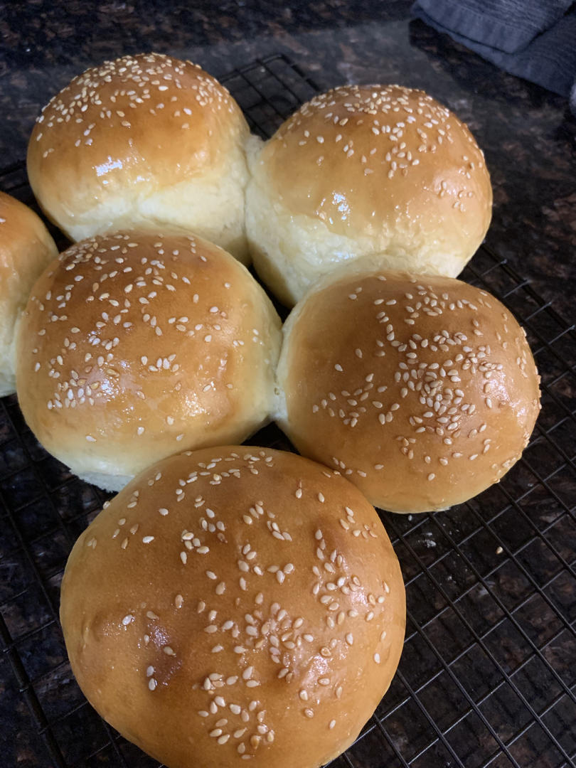 最正宗的美式汉堡胚配方，媲美汉堡王（汤种法）