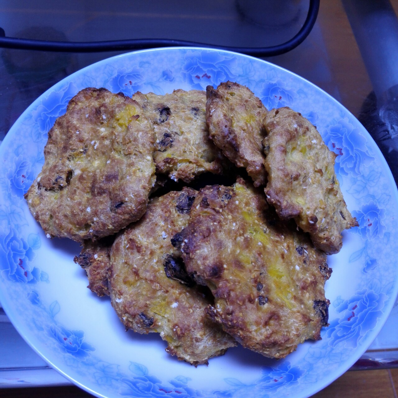 可以减肥的饼干——红薯燕麦葡萄干软饼