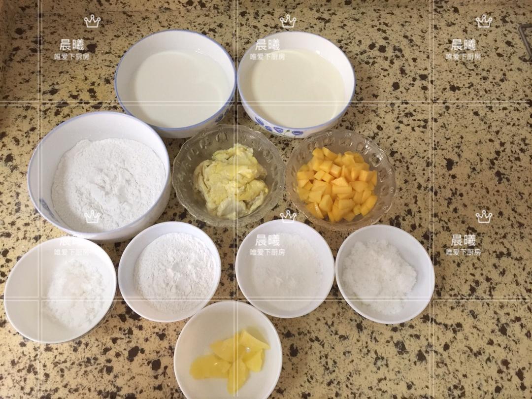 纯奶手撕吐司的做法 步骤1