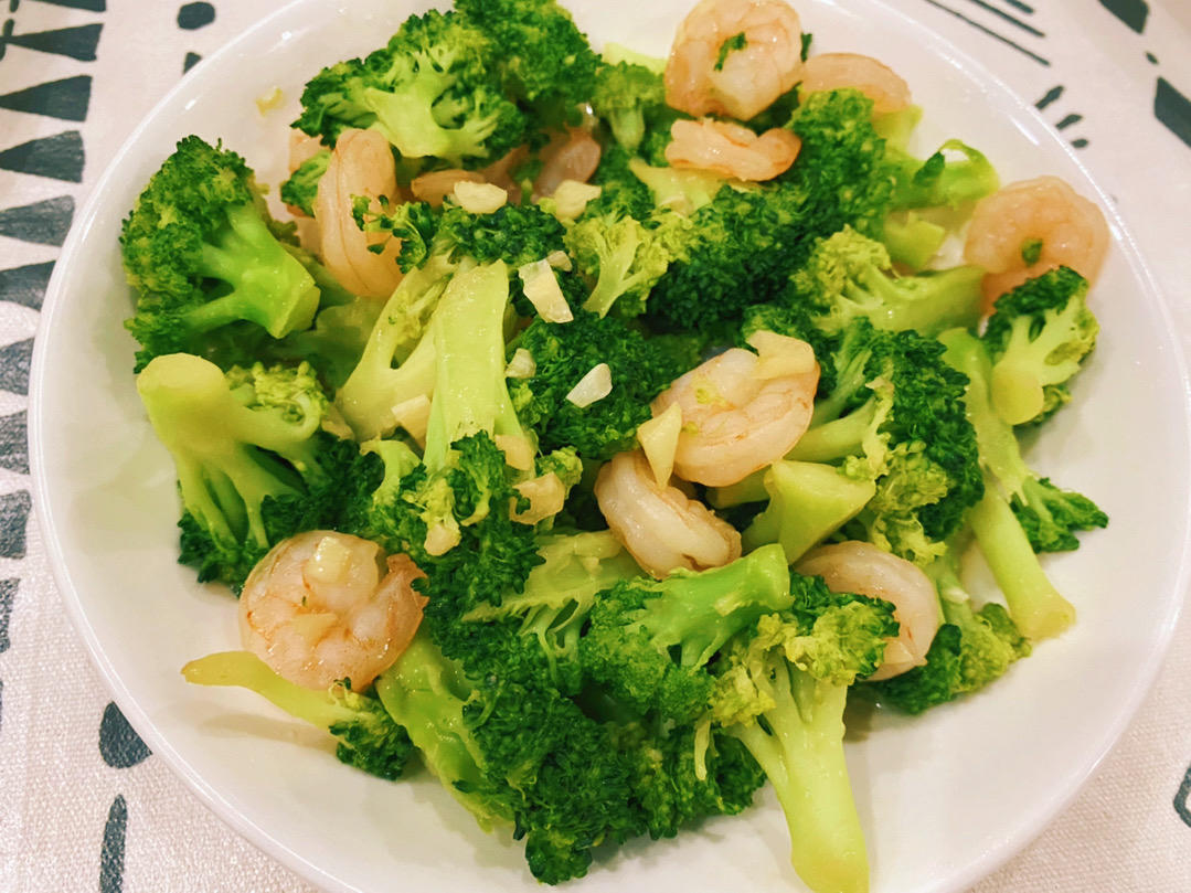 西兰花炒虾仁🍤