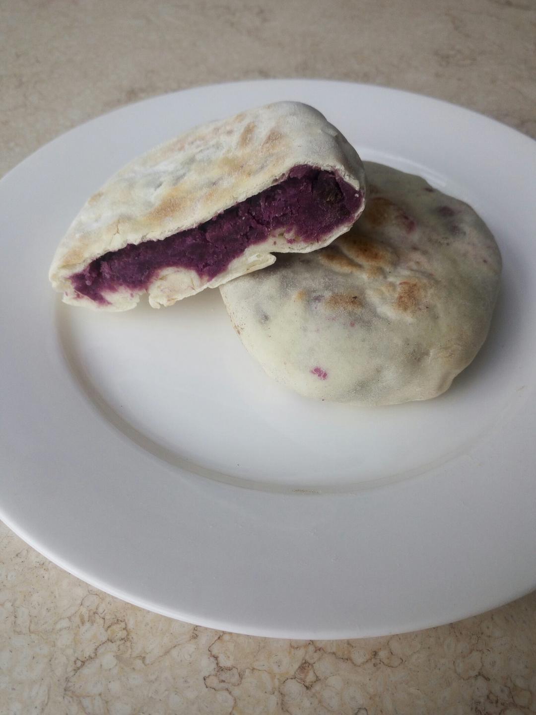 木溪萌萌做的紫薯饼无油