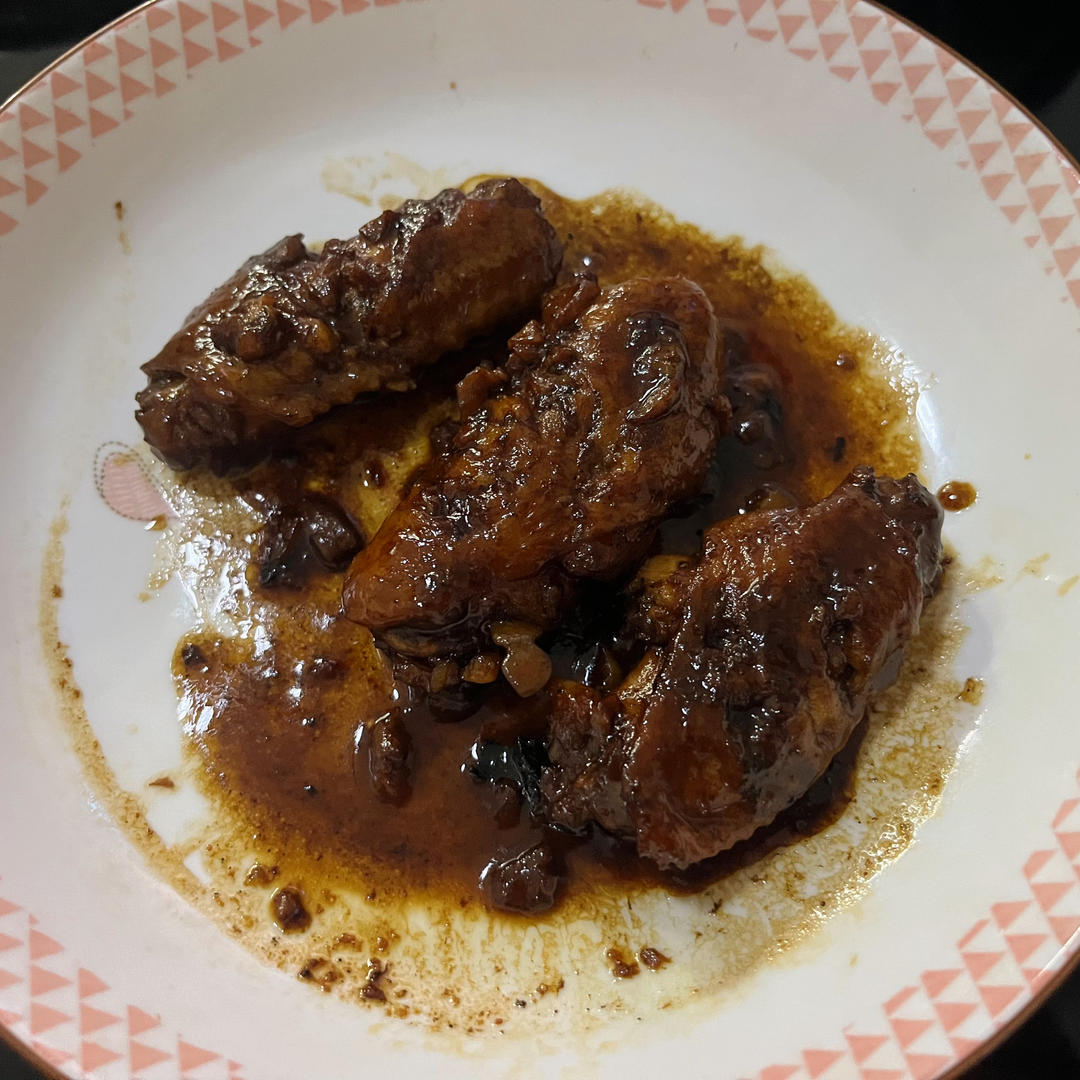 蒜香黑椒鸡翅