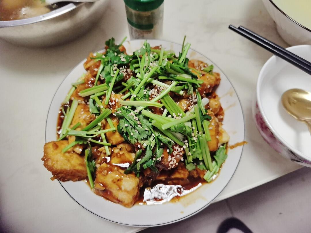 无敌好吃的香煎豆腐