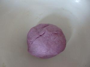 紫薯鲜花饼 玫瑰饼的做法 步骤1