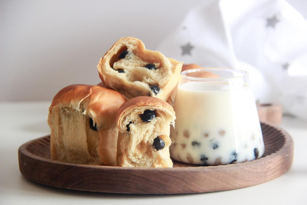 【北鼎烤箱食谱】黑糖珍珠奶茶小吐司