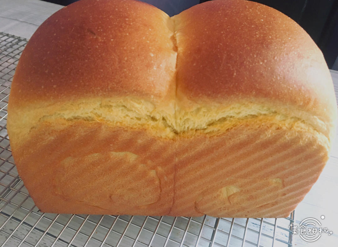 南瓜吐司，奶香南瓜吐司，极致柔软，直接法