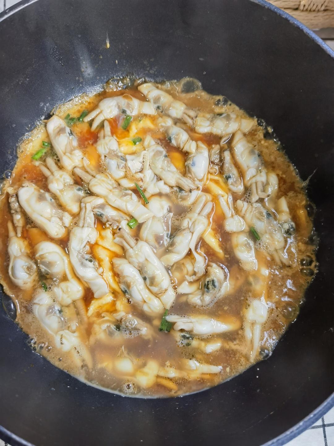 一口鲜到家的“蛏子抱蛋”